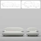 Two Seater Large + Single Seater