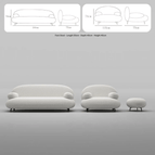 Three Seater + Single Seater + Foot Stool