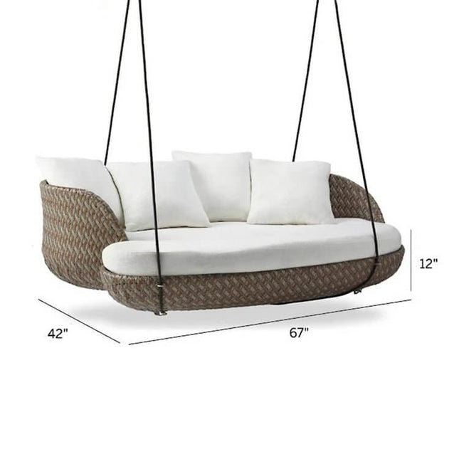 ChandelierDecor - Rattan Rattan Wicker Bed – Hanging • Outdoor