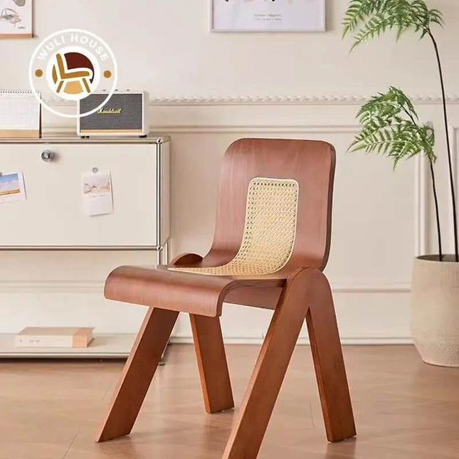 ChandelierDecor - Retro Designer Rattan Dining Chair – Dining Room