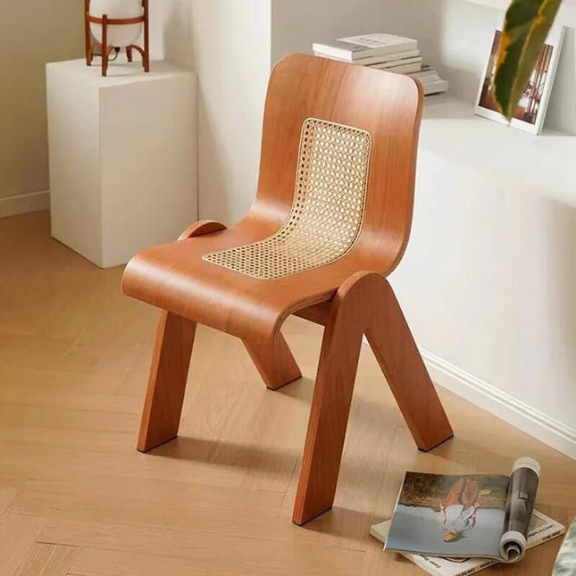 ChandelierDecor - Retro Designer Rattan Dining Chair – Dining Room