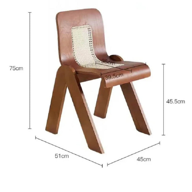 ChandelierDecor - Retro Designer Rattan Dining Chair – Dining Room