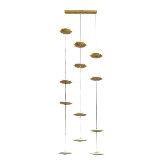 ChandelierDecor - Rings LED Plate Staircase Chandelier