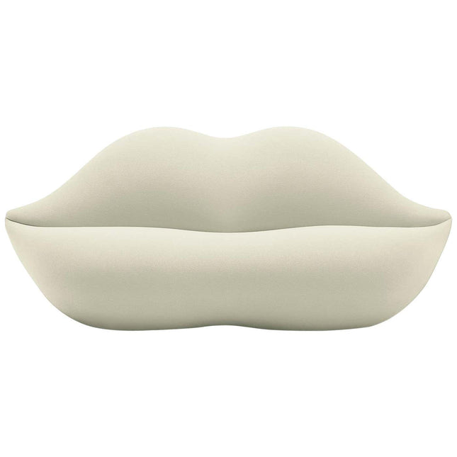 ChandelierDecor - Rose Petal Lips Sofa Set – Modern Velvet Statement Sofa