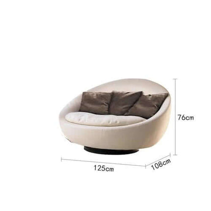ChandelierDecor-Rotatable Lazy Sofa Chair – 360 Swivel