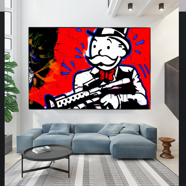 ChandelierDecor - Scarface: Mr Monopoly Wall Art ‚Äì Decorate with Class