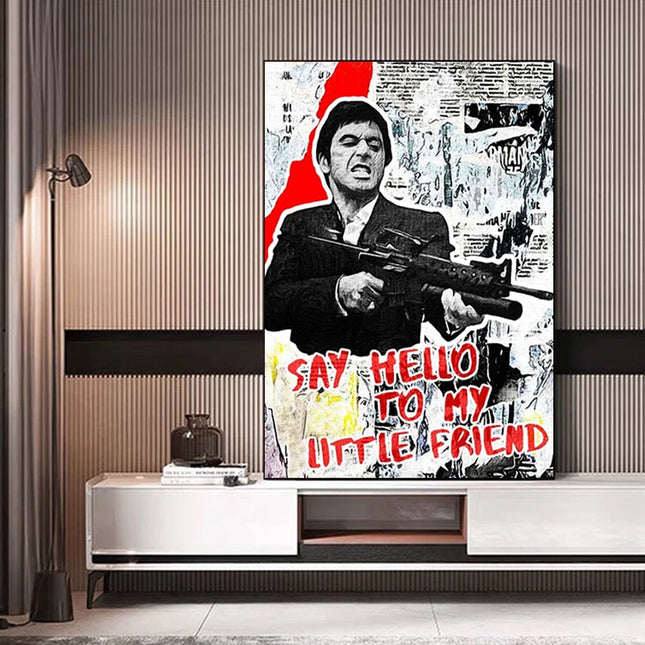 ChandelierDecor - Scarface Tony Montana Poster: Say Hello to my Little friend