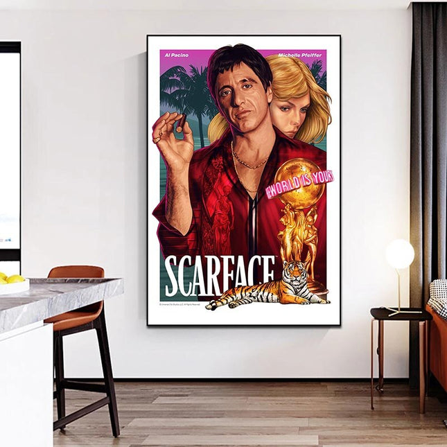 ChandelierDecor - Scarface Wall Art - World is Yours - Limited Collection