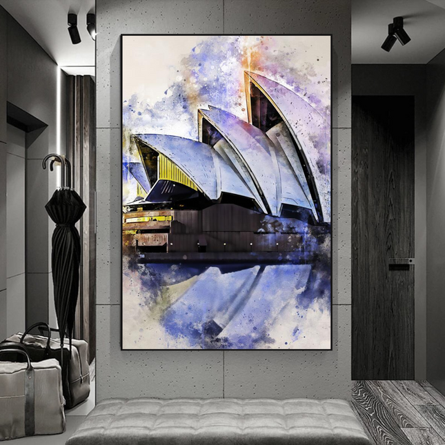 ChandelierDecor - Scenery City Sydney Australia Landscape Canvas Wall Art