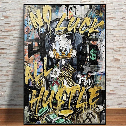 ChandelierDecor - Scrooge Hustle Canvas Wall Art: Discover the Perfect Decor
