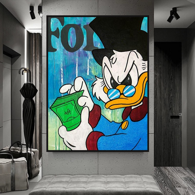 ChandelierDecor - Scrooge McDuck Forbes Canvas Wall Art
