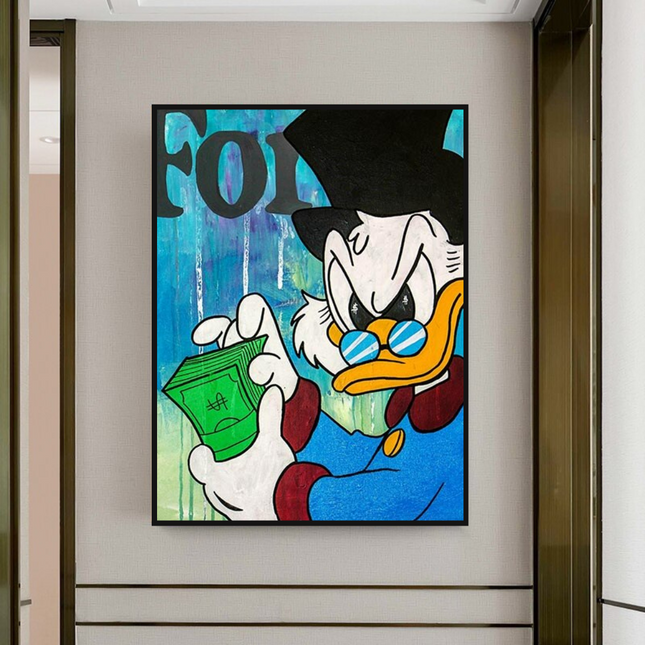 ChandelierDecor - Scrooge McDuck Forbes Canvas Wall Art