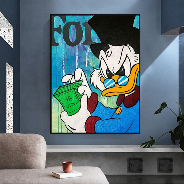 ChandelierDecor - Scrooge McDuck Forbes Canvas Wall Art