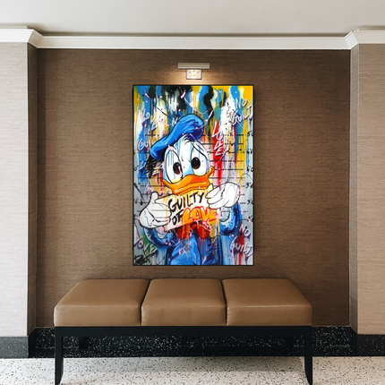 ChandelierDecor - Scrooge McDuck Guilty of Love Wall Art