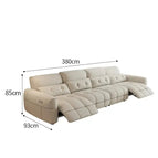 4 Seater XL - 380cm (2 Reclining Seat)