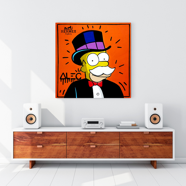ChandelierDecor - Simpsons Canvas Wall Art ‚Äì Hermes by Alec