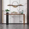 ChandelierDecor - Slim Solid Wood Console Table for Narrow Spaces