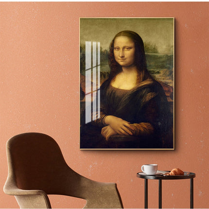 ChandelierDecor - Smile Of Mona Lisa Canvas Wall Art