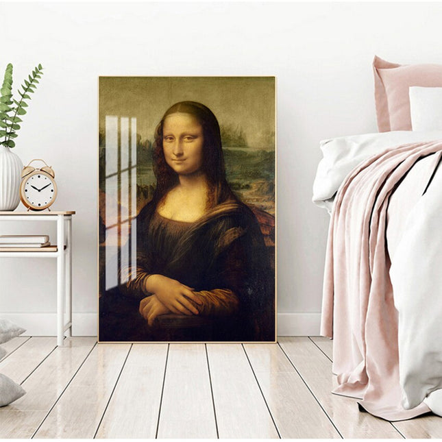 ChandelierDecor - Smile Of Mona Lisa Canvas Wall Art