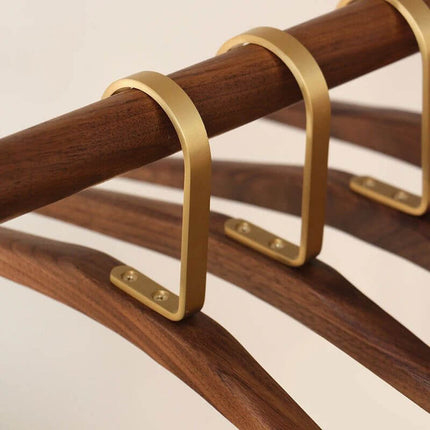 ChandelierDecor - Solid Walnut Wood & Brass High-grade Hangers