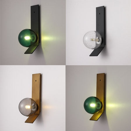 ChandelierDecor - Soot Glass Bedroom Bedside Wall Lamps