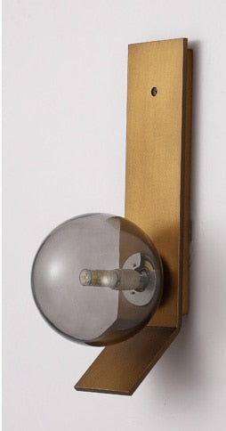ChandelierDecor - Soot Glass Bedroom Bedside Wall Lamps