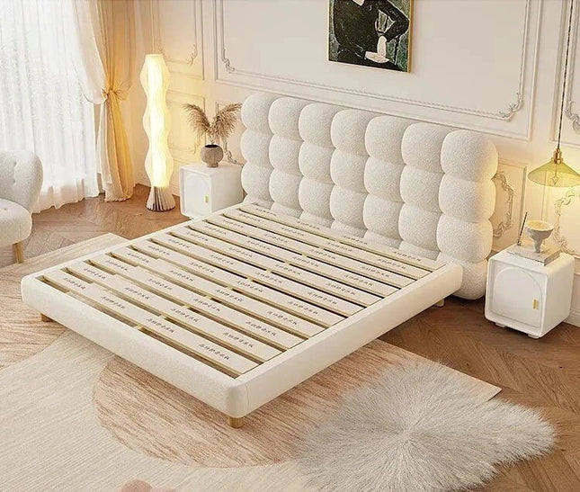 ChandelierDecor-Square Puff Bed Frame