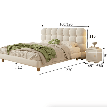 ChandelierDecor - Square Puff Bed Frame