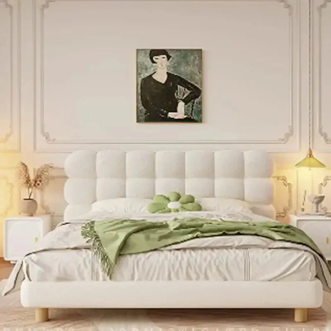 ChandelierDecor-Square Puff Bed Frame