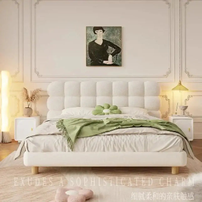 ChandelierDecor-Square Puff Bed Frame