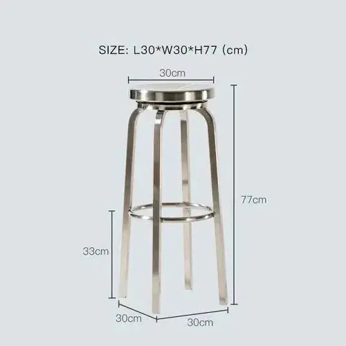 ChandelierDecor - Stainless Steel Bar Stool