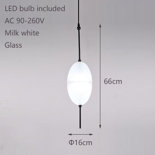 ChandelierDecor - Tear Drops Style Glass Pendant Lights for Living Room