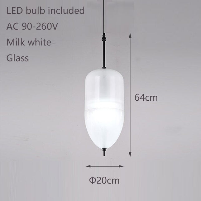 ChandelierDecor - Tear Drops Style Glass Pendant Lights for Living Room