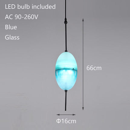 ChandelierDecor - Tear Drops Style Glass Pendant Lights for Living Room