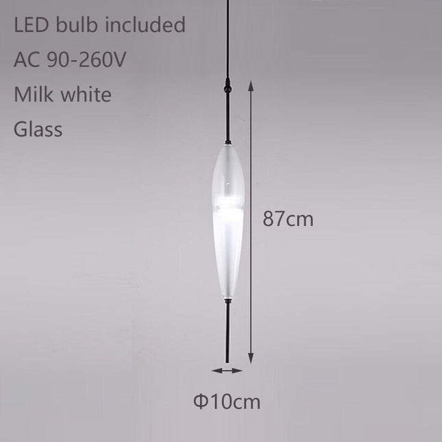 ChandelierDecor - Tear Drops Style Glass Pendant Lights for Living Room