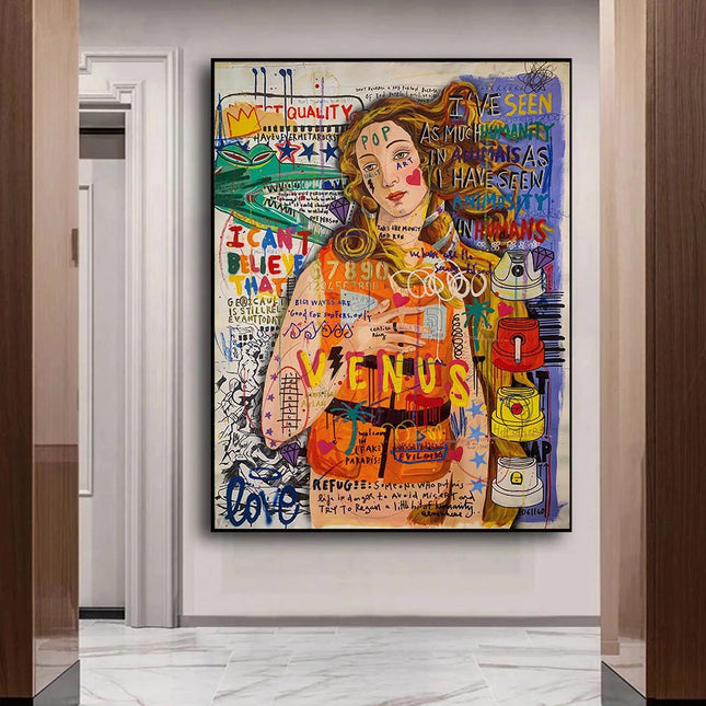 ChandelierDecor - The Birth Of Venus Poster Reproductions Canvas Wall Art