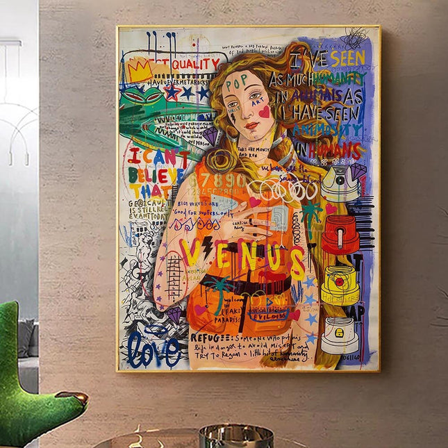 ChandelierDecor - The Birth Of Venus Poster Reproductions Canvas Wall Art