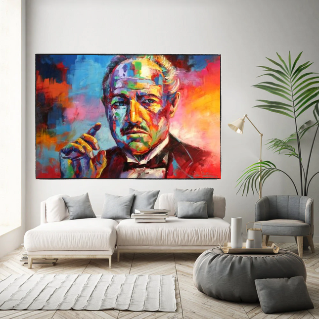 ChandelierDecor - The Godfather Canvas Poster Wall Hanging - Stylish Wall Art Gift