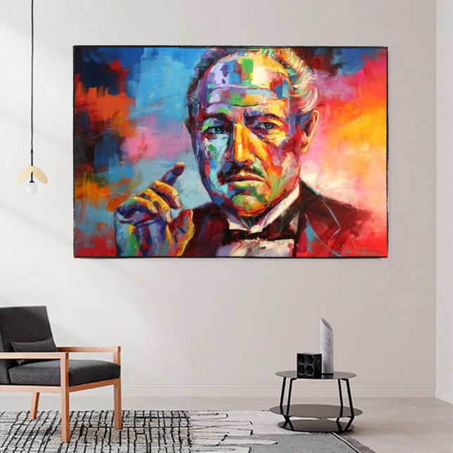 ChandelierDecor - The Godfather Canvas Poster Wall Hanging - Stylish Wall Art Gift