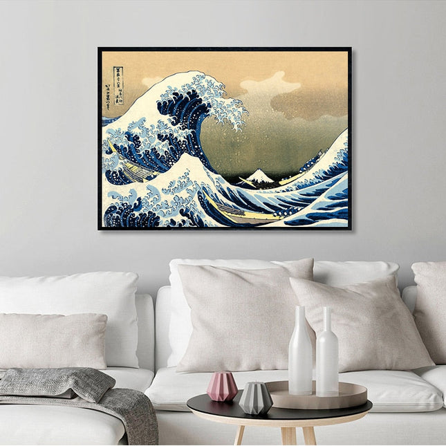 ChandelierDecor - The Great Wave of Kanagawa Japanese Art Canvas Wall Art