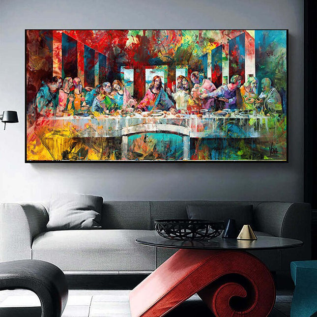 ChandelierDecor - The Last Supper By Da Vinci Canvas Wall Art