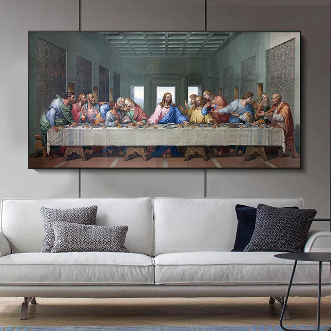 ChandelierDecor - The Last Supper By Da Vinci Canvas Wall Art