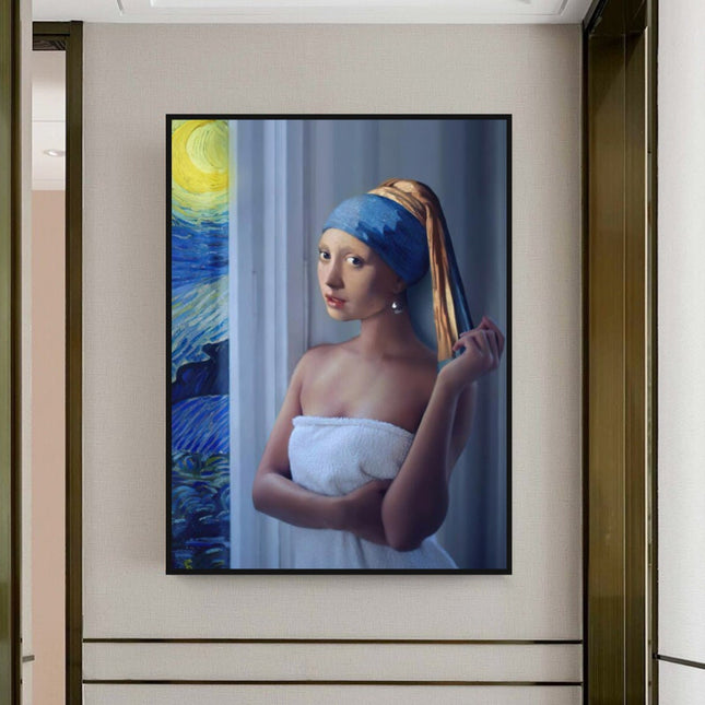 ChandelierDecor - The Milkmaid Unique Canvas Wall Art