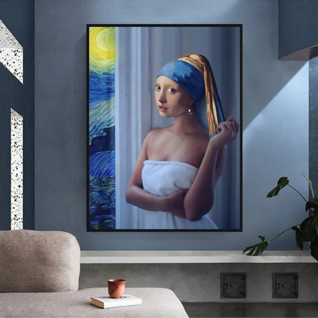 ChandelierDecor - The Milkmaid Unique Canvas Wall Art