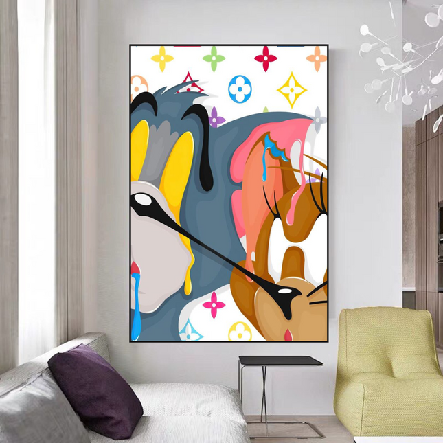 ChandelierDecor - Tom and Jerry Wall Art Decor
