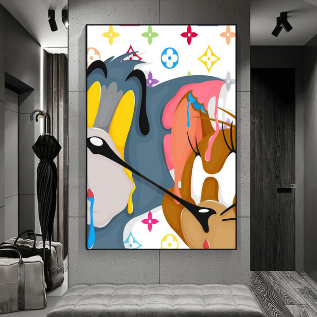 ChandelierDecor - Tom and Jerry Wall Art Decor