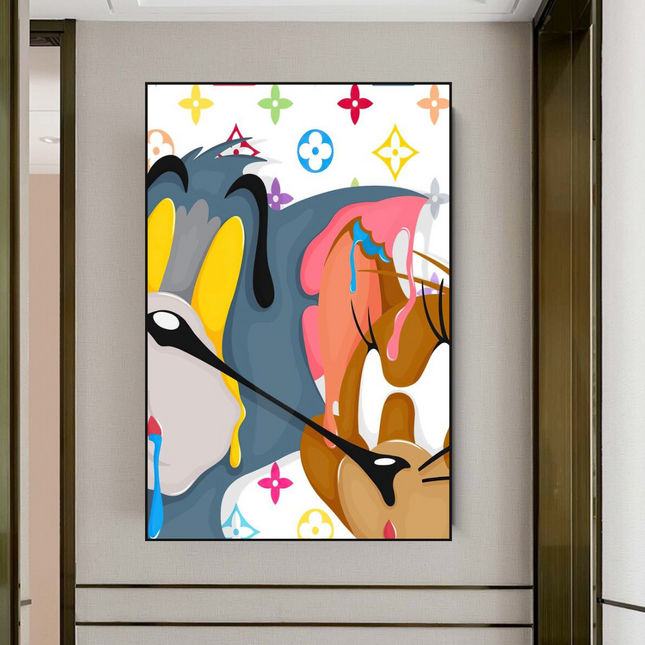 ChandelierDecor - Tom and Jerry Wall Art Decor