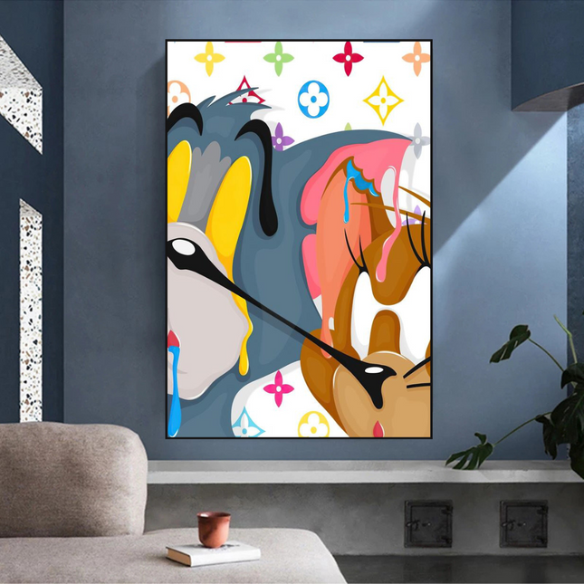 ChandelierDecor - Tom and Jerry Wall Art Decor