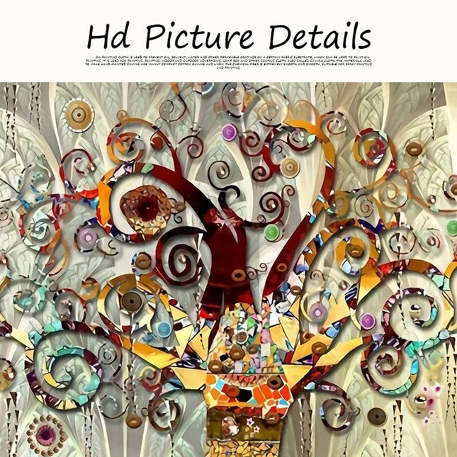 ChandelierDecor - Tree of Life By Gustav Klimt Canvas Wall Art