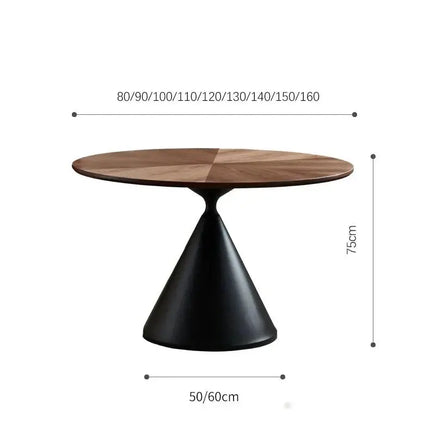 ChandelierDecor-Triangular Scone Dining Table – Elegant Wooden Buffet & Lounge Table